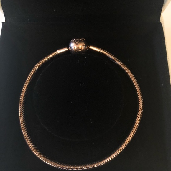 Rose Gold Pandora Snake Chain Bracelet - Picture 4 of 4